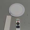 wowatt Battery Operated Ceiling Light Rechargeable Ceiling Lights with Remote Wireless Shower Lighting 3000K 4500K 6500K 7.48in Dimmable Timing Overhead Light for Closet Shower Living Room