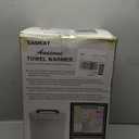 SAMEAT Heated Towel Warmers for Bathroom - Large Towel Warmer Bucket, Wood Handle, Auto Shut Off, Fits Up to Two 40"X70" Oversized Towels, Best Ideals