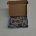 Baby Sensory High Chair Suction Toys for Infant Toddlers 6 12 18 24 Months, Food Grade Silicone String with Oak Loop Montessori Educational Parent-Child Baby Bath Toy, (Blue)