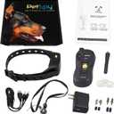 PetSpy Shock Collar for Dogs-Waterproof Dog Shock Collar with Remote Control,Vibration,Electric Shock,Beep-E Collar for Dogs Training,Collar with Remote for 10-140 LBS