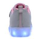 AoSiFu Kids Light Up Shoes Toddler Girls Boys Breathable Led Flashing Sneakers USB Charge grey31