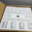 23.6" Modern Crystal Chandelier with Grey Crystal Gold 3-Tier Luxury Pendant Light 12-Light Ceiling Pendant Lighting for Dinning Room Living Room Foyer