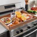 Wooden Noodle Board Stove Top Cover For Gas Burners & Electric Stoves