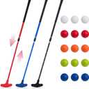 Lenwen Golf Putter for Men Women Adjustable Length Two Way Putter Right or Left Handed Golfers Mini Golf Club with Practice Balls for Adults