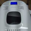 Amazon Basics Programmable Bread Maker, 2 Pound Non-Stick Automatic Bread Making Machine, 14 Settings for Breads, Doughs, Gluten-Free Options, ExpressBake, 3 Crust Colors, LCD Display, White