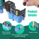 242252702 Refrigerator Water inlet Valve for Frigidaire Kenmore Electrolux Crosley, Fridge Water Valve replacement Parts 240531101 241734301 WV2702 AP5671757 240321801 K-76150