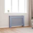 vidaXL Radiator Cover Anthracite 44.1"x7.5"x32.1" MDF, 112 x 19 x 81.5 cm/1x
