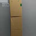 Black 3/8" Fixed Panel Shower Door Deep U-channel - 72" Length