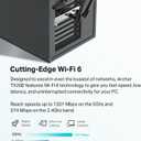 TP-Link WiFi 6 PCIe WiFi Card for Desktop PC AX1800 (Archer TX20E), Bluetooth 5.2, WPA3, 802.11ax Dual Band Wireless Adapter with MU-MIMO, Ultra-Low Latency, Supports Windows 11, 10 (64bit) Only