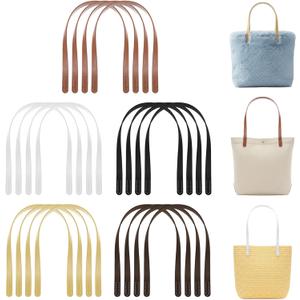 20 Pcs 24.8"L Leather Purse Handles, Premium Leather Purse Straps for Handbags Replacement, Multi-Color Bag Handles for Bag Making DIY Craft Supplies (5 Classic Colors)