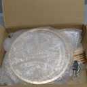 3PCS Cylinder Pedestal Stands for Parties, Gold Metal Plant Round Cylinder Stands for Party Flowers, Display Columns Pedestal Stand Cylinder Tables for Vases Birthday Party Backdrop Decorations