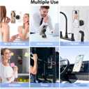 CreaDream Vacuum Magnetic Suction Car Phone Holder, 2025 Upgraded Foldable Suction Cup Phone Mount Stand with 360 Rotation, Car Accessories for All Smartphones, for Shower/Car/Mirror/Smooth Surface