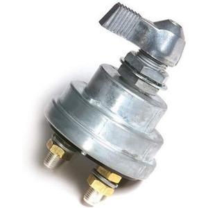 Grote 82-2103 - Master Battery Disconnect Switch - For Battery Circuit, 3/8 In. Stud, 12V, 180 Amps @ 6-36V Dc, silver