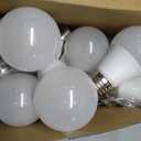 Energetic 24 Pack LED Light Bulbs 60 Watt Equivalent, A19 Warm White 3000K, E26 Base, Non-Dimmable, 8W 760lm, ETL Listed