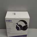 Wireless Gaming Headset for PS5, PC, PS4, 2.4G/Bluetooth Gaming Headphones with Noise Canceling Microphone, USB and Type-C Connector, 7.1 Surround Sound, RGB Lighting, 60H Battery