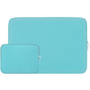 RAINYEAR 14 Inch Laptop Sleeve Case Protective Soft Padded Zipper Cover Carrying Computer Bag with Accessories Pouch, Compatible with 14" Notebook Tablet Chromebook (Blue)
