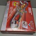 Mattel Disney Pixar Cars Track Set, Piston Cup Action Speedway Playset with 1:55 Scale Lightning McQueen Die-Cast Toy Car