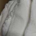 Bedsure GentleSoft Sherpa Fleece Blanket Queen Size for Bed, Non-Heated, Thick and Warm Throw for Women and Men, Soft Fuzzy Plush Queen Blanket for Winter, White, 90x90 Inches