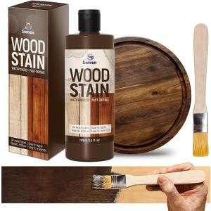 Wood Stain, Walnut Wood Stain, 100ml Woods-Stain for Woods, Furniture, Cabinet, Fast Drying Woods-Stain, Non-Toxic Wood-Stains, Water Based & Low Odor Wood-Stains, Indoor & Outdoor Woods Stains