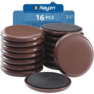 Furniture Sliders for Carpet,16 PCS Heavy Duty Furniture Moving Pads,3.5" Reusable Furniture Movers Sliders for Protect Carpet Surfaces, Move Heavy Furniture Easy and Quickly!