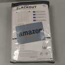 INOVADAY 100% Blackout Curtains 102 Inches Length 2 Panels Set, Back Tab/Rod Pocket Linen Black Out Curtains for Bedroom, Thermal Insulated Window Drapes - Beige, W50 X L102