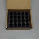 20pcs Black 60MM M12X1.25 Wheel Rim Lug Nuts for Nissan Infiniti Suzuki Subaru