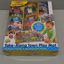 Melissa & Doug Take-Along Town Play Mat (19.25 x 14.25 inches) with 9 Soft Vehicles (One Size)