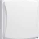TayMac MM1410W 55-in-1 Configurations 2-Gang Vertical Weatherproof Plastic Flat Cover, White