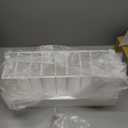 MyGift 5 Tier Clear Acrylic Sunglasses Holder Rack, Wall Mounted Eye Glasses Shelf or Tabletop Display Stand, Retail Eyewear Showcase Storage Organizer, Set of 2