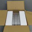 Earring Storage Box Organizer, Acrylic Jewelry Storage Box Holder 5 Drawers Transparent Jewelry Display Stand with 120 Small Compartments Gift Boxes for Women Girls (Clear)