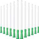 Nuanchu PVC Replacement Tubings Supplies Tubes Kit Clear Replacements Hose with Flexible Rounded End for Smooth Insert(14 FR, 150 Pieces)