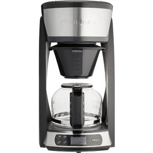 BUNN HB Heat N Brew Programmable Coffee Maker, 10 cup, Stainless Steel, 46500.0003