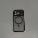 MOCCA Magnetic for iPhone 17 Pro Case, (Compatible with Magsafe) (16FT Military Grade Protection) Full Camera Protection Anti-Fingerprint Slim Translucent Matte Phone Cover 6.3",Black