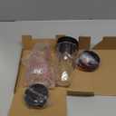 Blender Replacement Parts for Ninja, 24oz Ninja Blender Cups with To-Go Lids, 7 Fins Extractor Blade, Compatible with Nutri Ninja Auto iQ Blenders BL2012 BN801 BL480-30 BL640-30 BL642-30 NN100-30