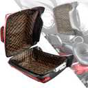 King Tour Pack Liners Touring Pak Inserts Fit for Harley Touring Electra Road King Street Glide Ultra Limited 2014-Later (Floral Orange Stitching)