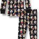 Amazon Essentials Disney | Marvel | Star Wars Boys and Toddlers' Snug-Fit Cotton Pajama Sleepwear Sets (XX-Large, Mickey and Friends)