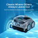 WYBOT B1 Robotic Pool Cleaner, Floor and Wall Cleaning, Cordless Vacuum for Inground & Above Ground, Smart Navigation, Self-Parking, Grey Green