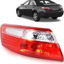 labwork Driver Side Tail Light Replacement for Toyota Camry 2007-2009 Rear Outer Tail Light Lamp 8156133460 LH Left Side