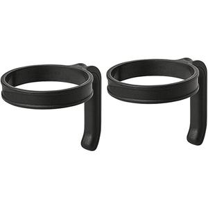 ZYTC 20Oz Tumbler Handle for Yeti,Ozark Trail,Sic Magnum Steel 20 Oz tumblers 2 Pack Black