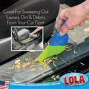 LOLA Whisk Broom, Hand Brush, 2 Pack, Durable Bristles, Whisks Away Dirt & Debris, Compact, Hang Hole for Easy Storage, Indoor/Outdoor