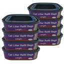8 Pack Cat Litter Refill Bags Cartridge Compatible with Genie Cat Litter Standard and Plus Pails