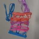 8Pack Glow in the Dark Party Glasses Frames Neon Color Eyeglasses Accessories for Photobooth Birthday Carnival