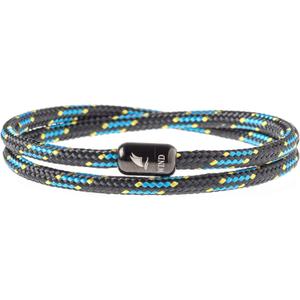 Wind Passion - Mens Bracelet, Durable Rope Wristband for Men, Versatile Pulseras Para Hombres - Waterproof, Magnetic Clasp, Ideal for Outdoor & Fashion (Large ( Wrist size: 6.30 - 7.08 inch ),  Black Magnet - Dark Ocean)