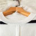 SweatyRocks Women's Plus Size Sweater Vest Striped Pullover Tank Top Round Neck Cap Sleeve Knit Tops (XXL)