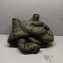 Amazon Essentials Women's Heavyweight Quilted Hooded Puffer Winter Jacket with Adjustable Waist (X-Large, Olive)