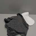 HEYWEAN Full Body Dog Diaper with a Puppy Nappies Physiological Dog Surgery Recovery Suit for Male Female Dogs (Grey)