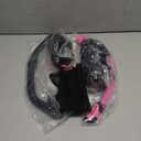 Snorkeling Gear for Adults, Dry-Top Snorkel Set Scuba Diving mask, Snorkel Mask, Panoramic Anti-Leak Anti-Fog Tempered Glass Lens, Swimming Training Snorkeling Packages (Black+Pink)