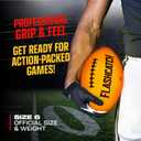Light Up Football Glow in the Dark Ball NO 6 Boys Gifts Outdoor Sports, Birthday Gifts for Boys 8-15+ Year Old Kids Teenage Youth Gift Ideas Boy Toys Stuff Ages 8 9 10 11 12 13 14 15