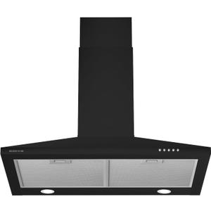 30 Inch Wall Mount Range Hood Ducted/Ductless Convertible Kitchen Exhaust Hood with 450 CFM Motor, 3 Speed Fan, LED Lighting and Dishwasher Safe Filters, Matte Black Painted Finish