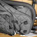 Dream On Me Coast Rider Travel Stroller, Lightweight & Compact Baby Stroller, Theme Park Approved, Book-Folding Design, Adjustable Handle, Soft-Ride Wheels, Converts to Rider & Scooter - Black
